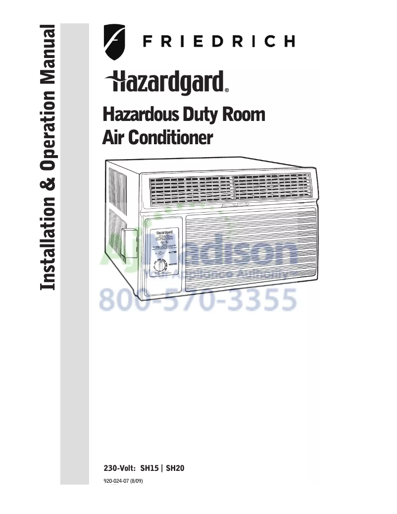 Imagen de la primera página del manual del dispositivo SH20M50B