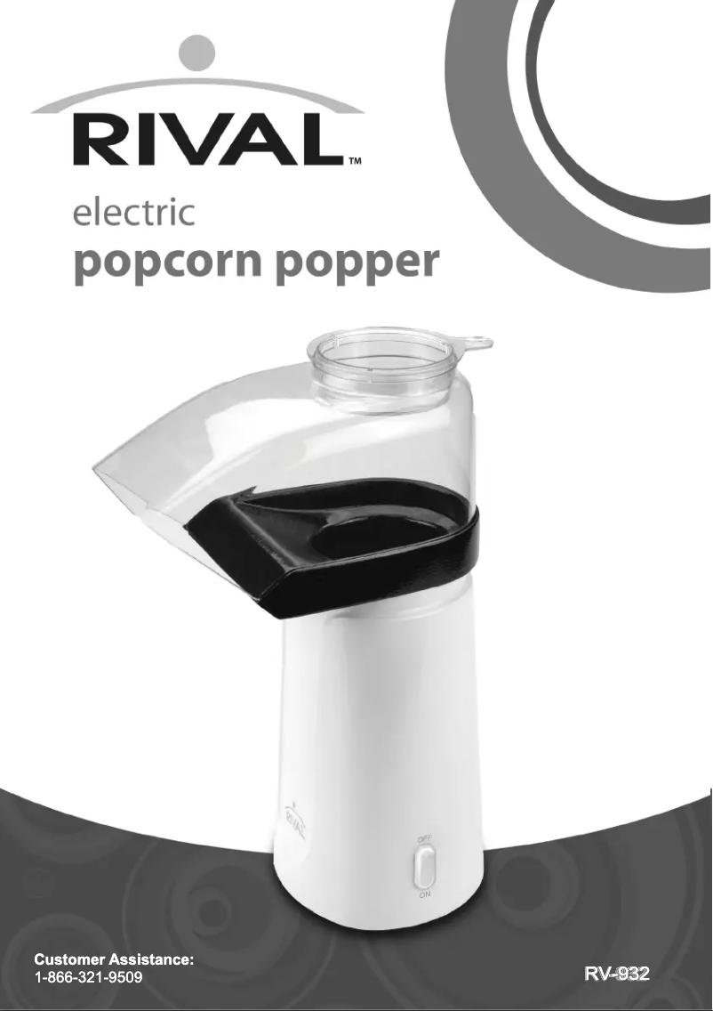 Página 1 del manual Manual de usuario Rival RV-932