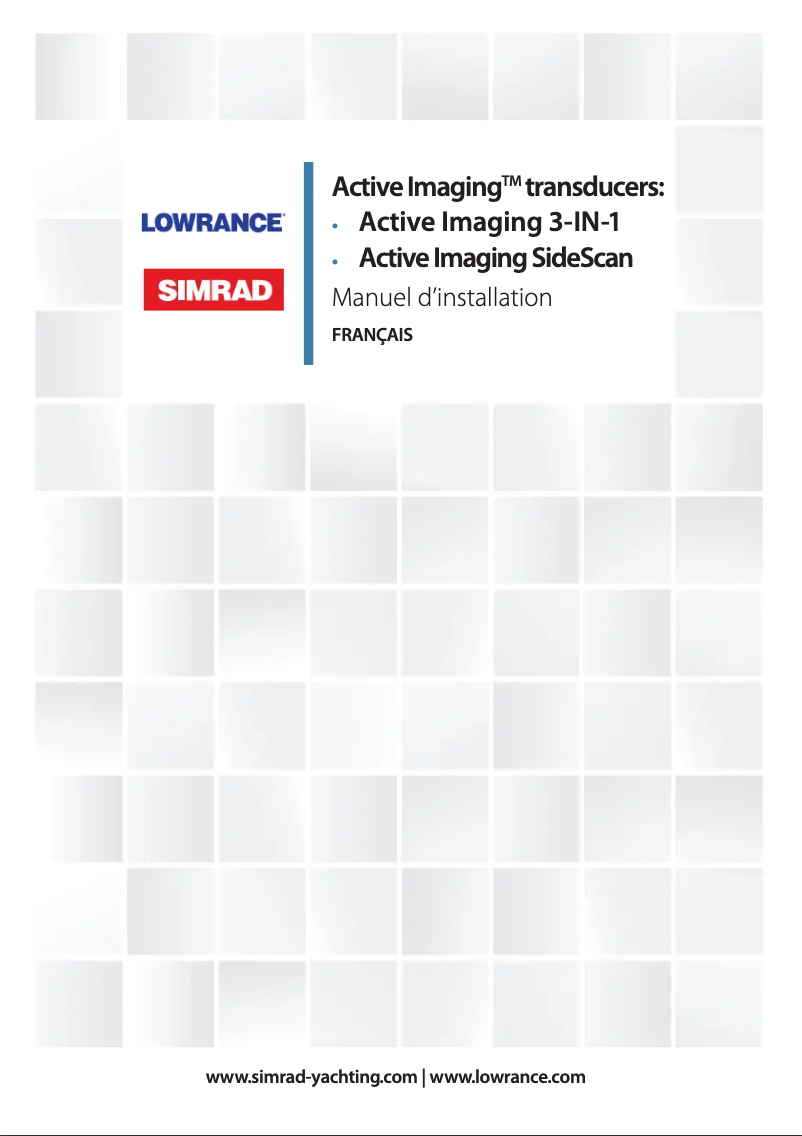 Imagen de la primera página del manual del dispositivo SideScan & 3-In-1