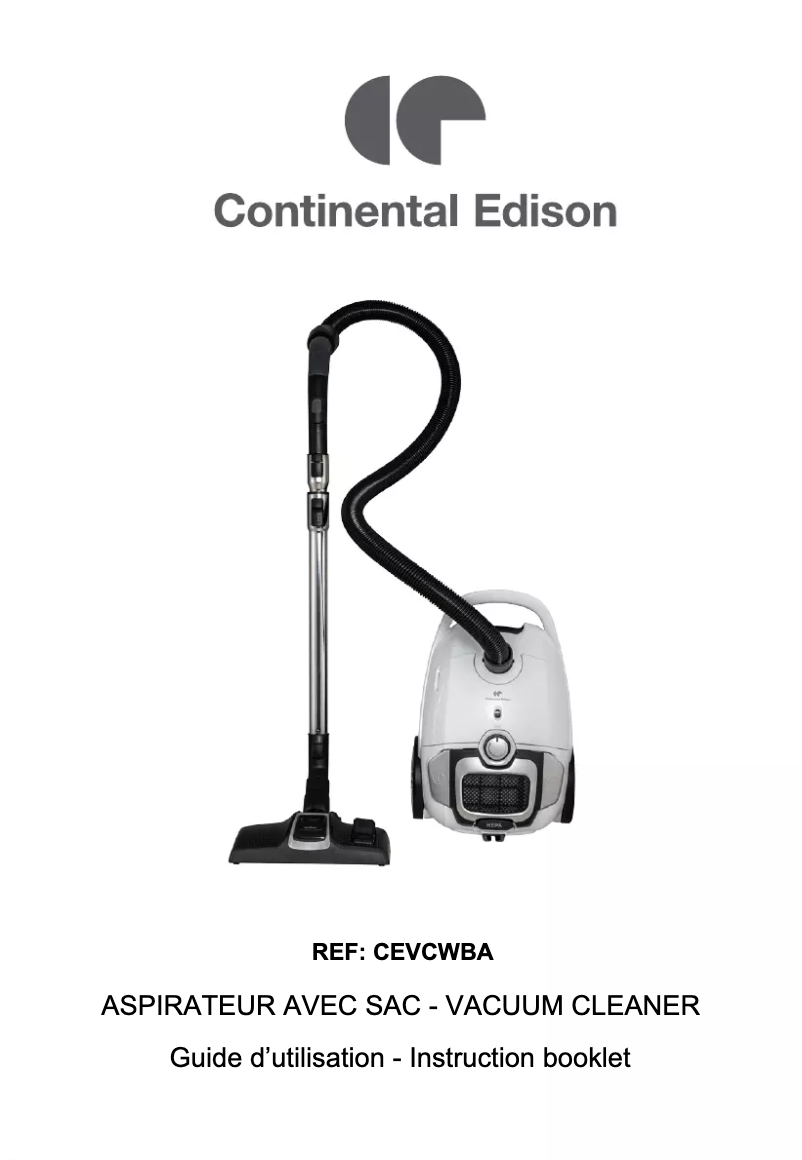 Imagen de la primera página del manual del dispositivo CEVCWBA