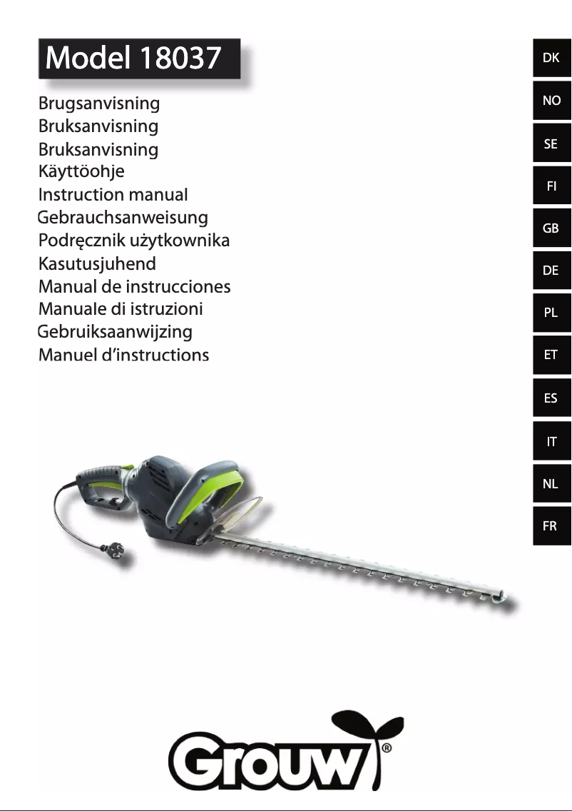 Página 1 del manual Manual de usuario Grouw 18037