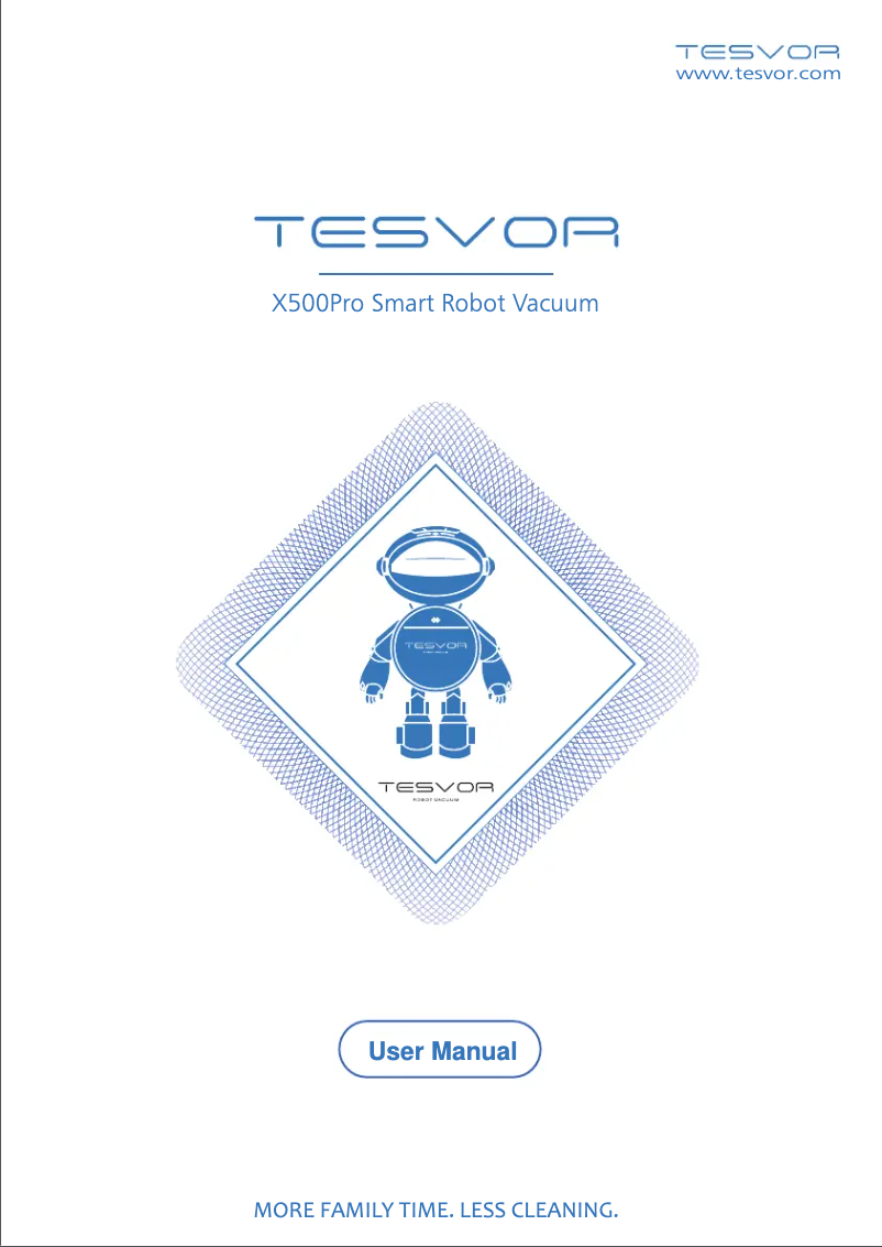 Imagen de la primera página del manual del dispositivo X500 Pro