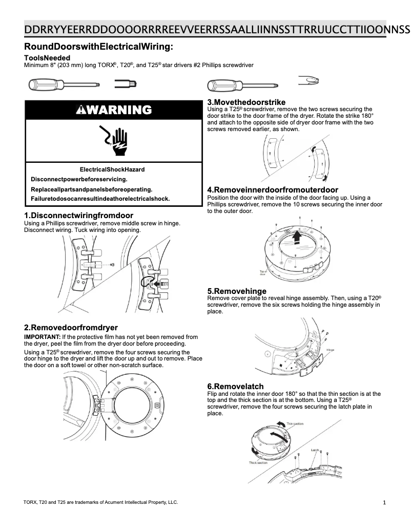 Imagen de la primera página del manual del dispositivo WGD560LHW