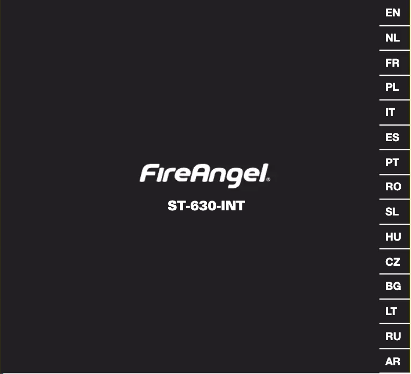 Página 1 del manual Manual de usuario FireAngel ST-630