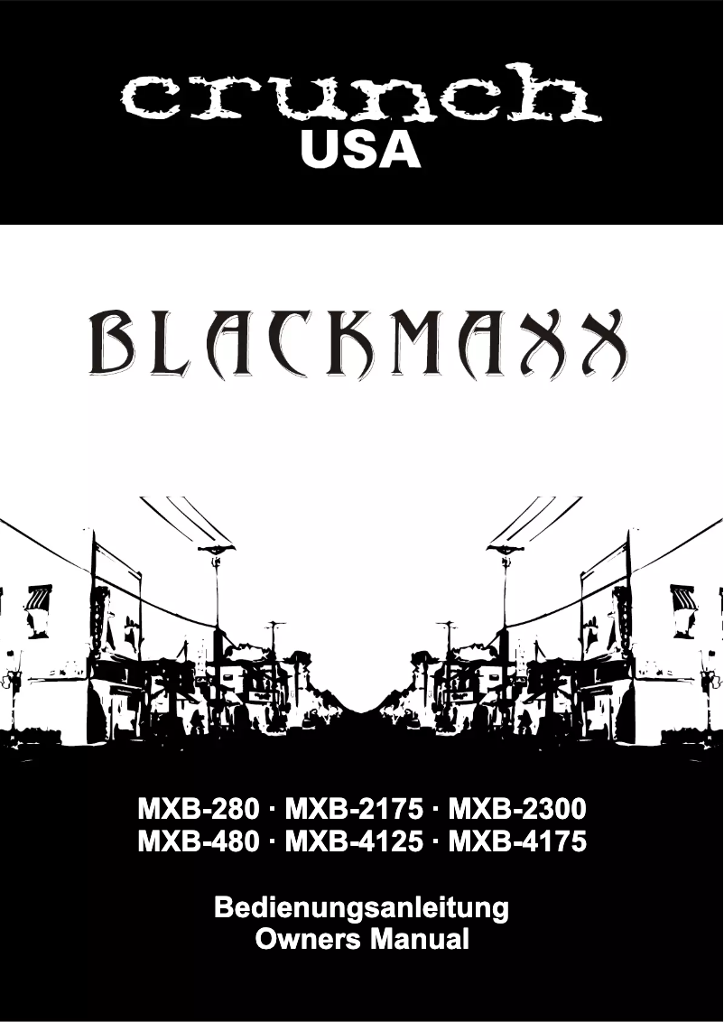 Imagen de la primera página del manual del dispositivo MXB 2300