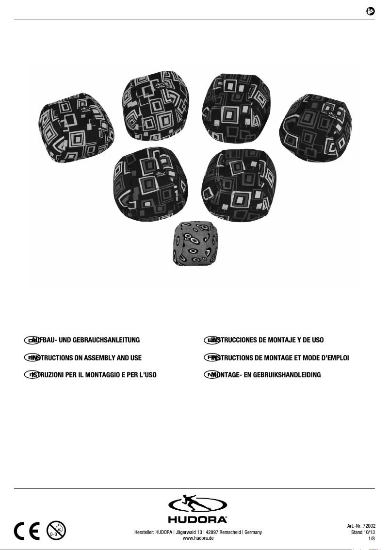Página 1 del manual Manual de usuario Hudora 72002