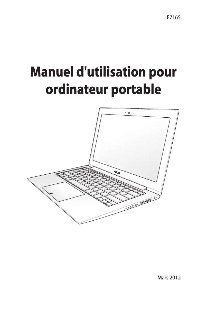 Imagen de la primera página del manual del dispositivo ZenBook UX32VD