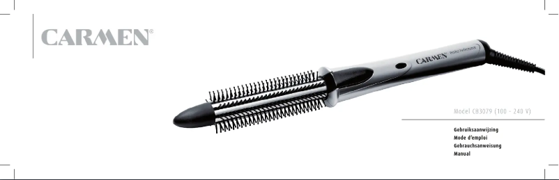 Página nº 1 - Manual de usuario Carmen Curlomatic CB3079