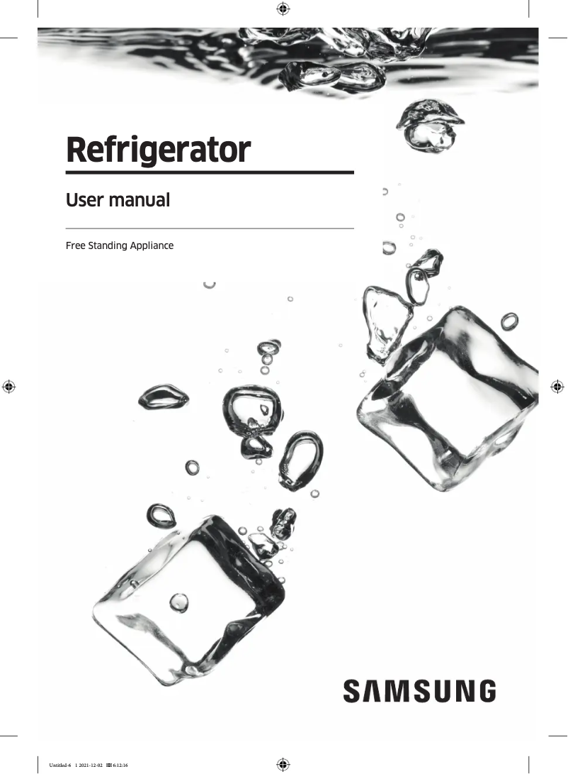 Imagen de la primera página del manual del dispositivo RF29BB890012AA