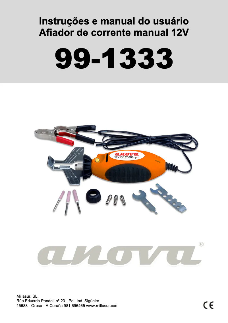 Imagen de la primera página del manual del dispositivo AF1333