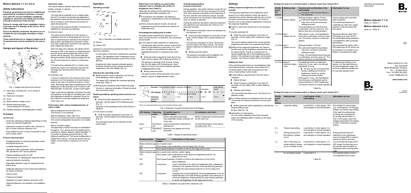 Página 1 del manual Instrucciones / montaje Berker 85341188