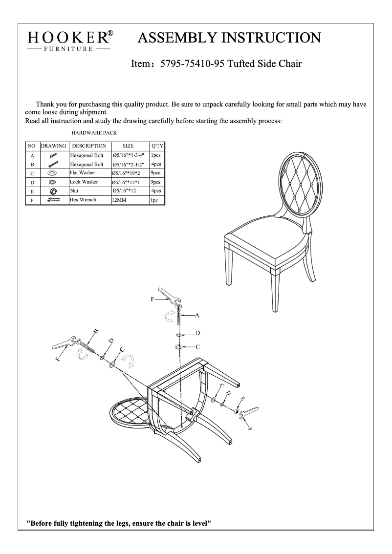 Imagen de la primera página del manual del dispositivo 5795-75410-95