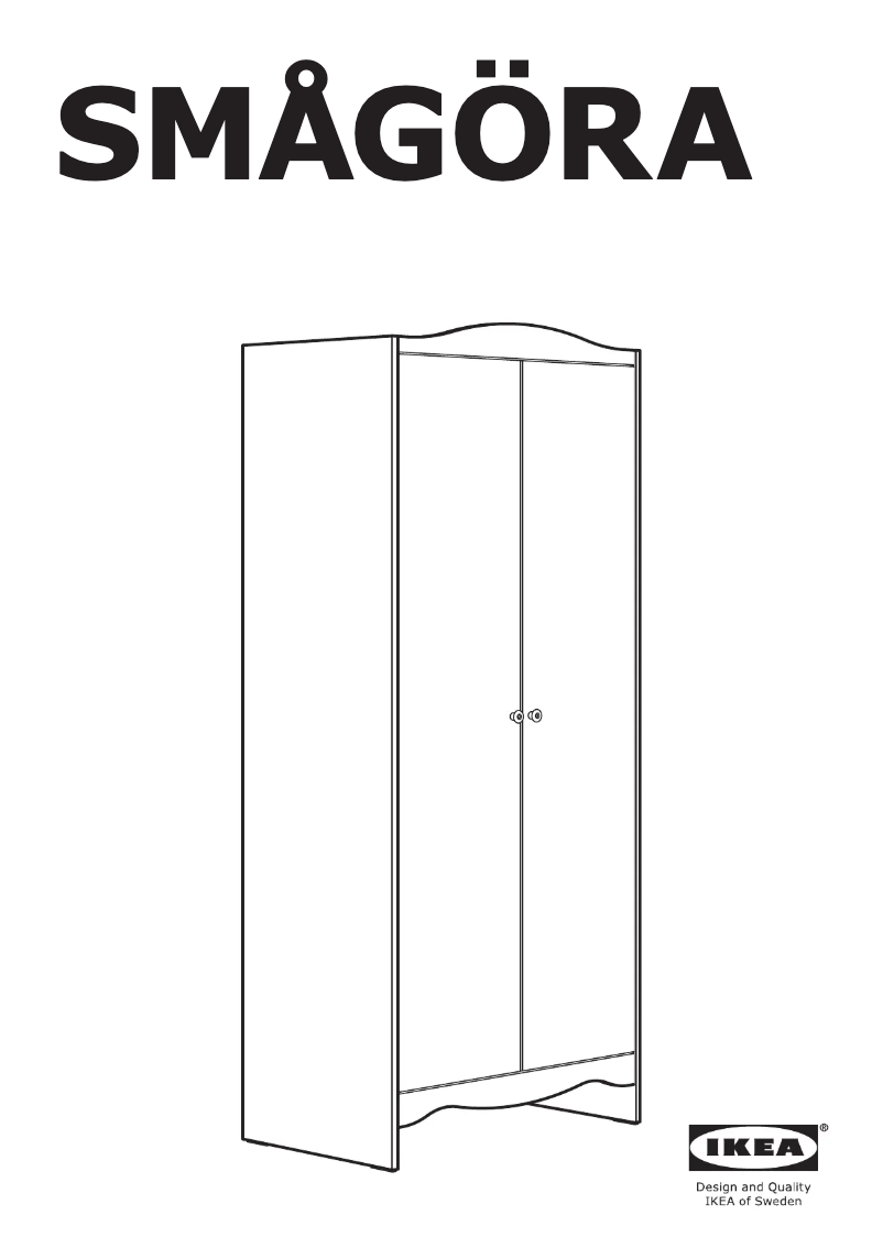 Página 1 del manual Manual de usuario Ikea SMÅGÖRA 904.608.94