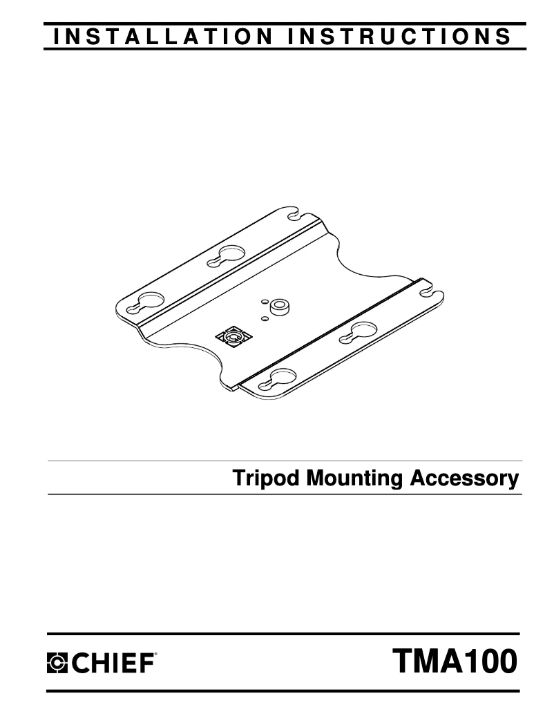 Imagen de la primera página del manual del dispositivo TMA100