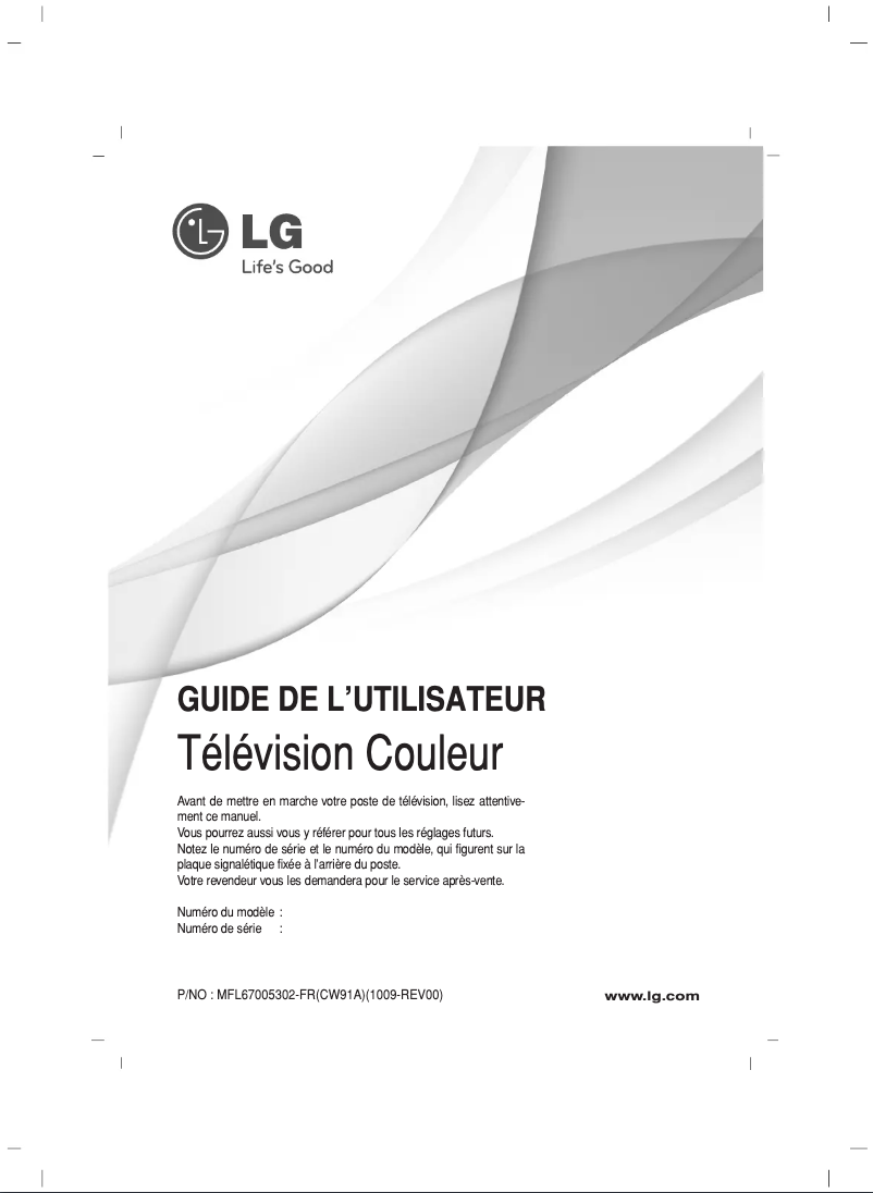 Página 1 del manual Manual de usuario LG 29FG2RG