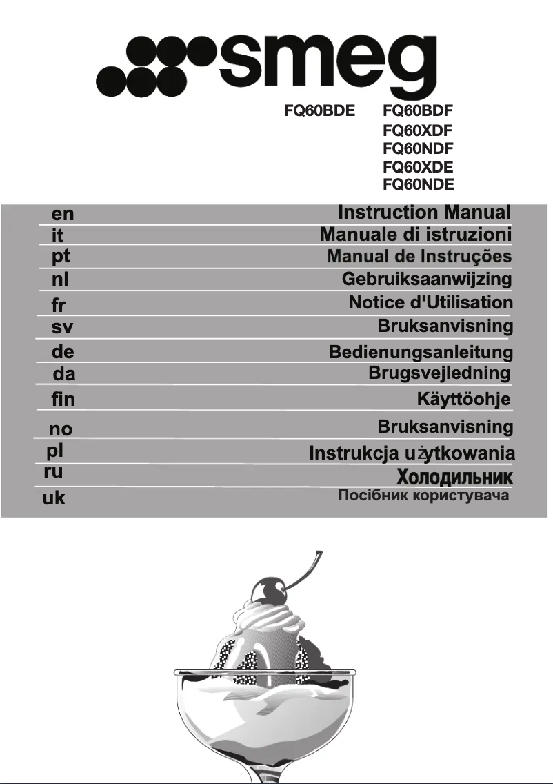 Imagen de la primera página del manual del dispositivo FQ60BDE