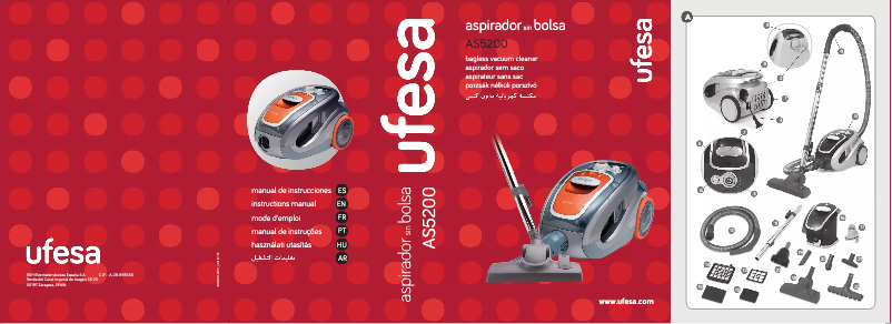 Página 1 del manual Manual de uso y mantenimiento Ufesa AS5200