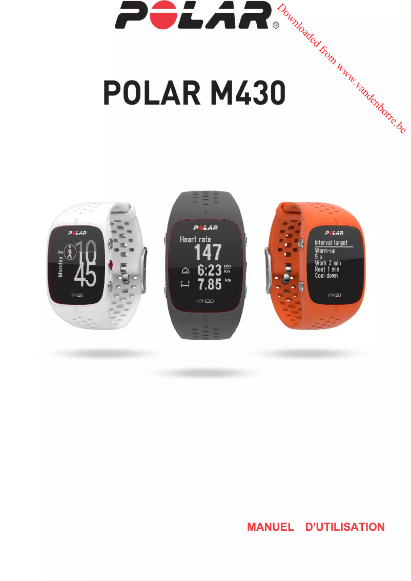 Página nº 1 - Manual de usuario Polar M430