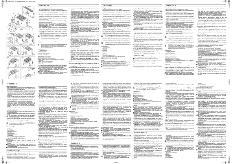 Imagen de la primera página del manual del dispositivo STILLO TL5400