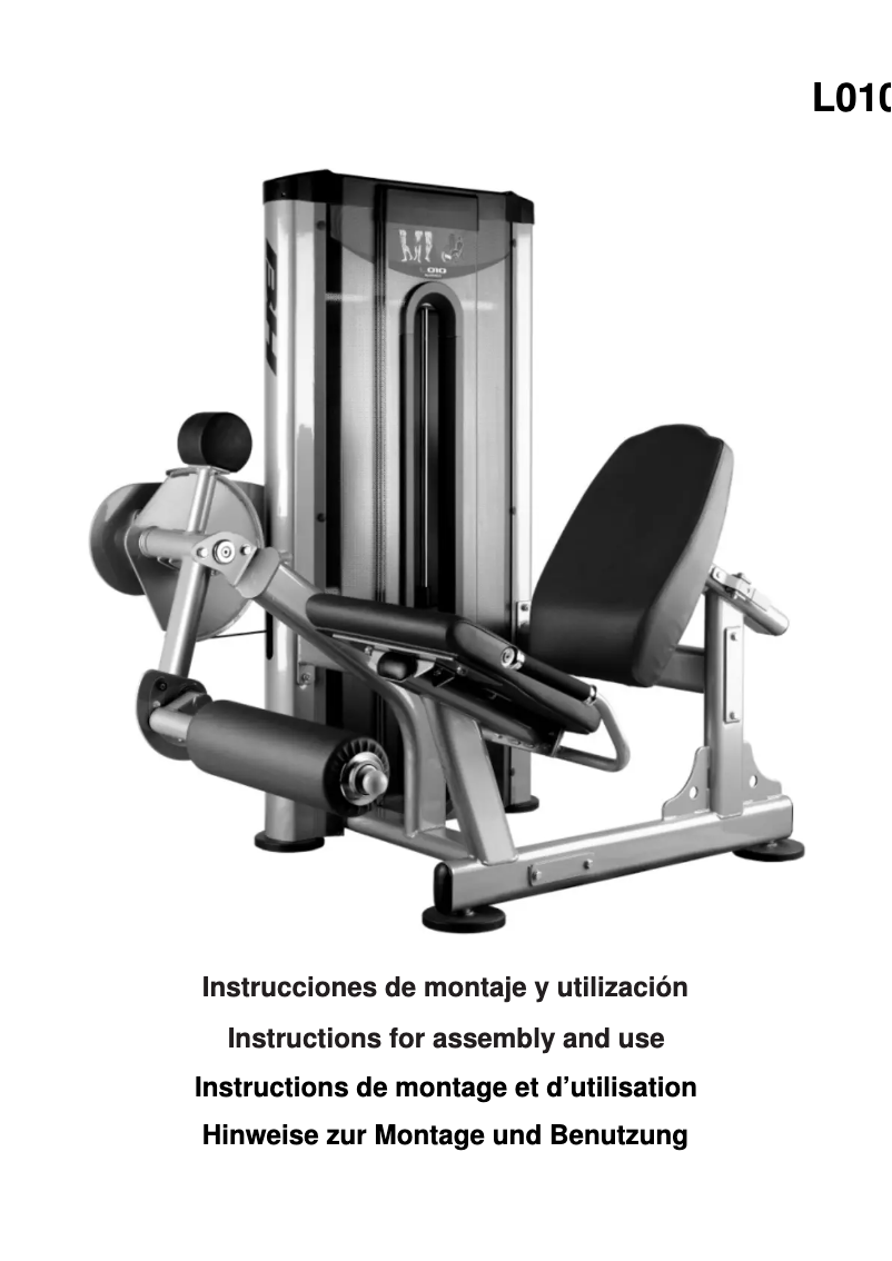 Imagen de la primera página del manual del dispositivo L010