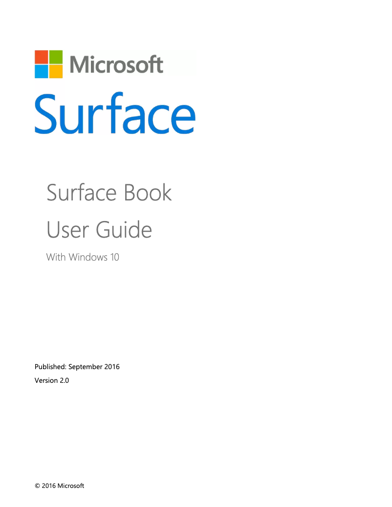 Página nº 1 - Manual de usuario Microsoft Surface Book 3
