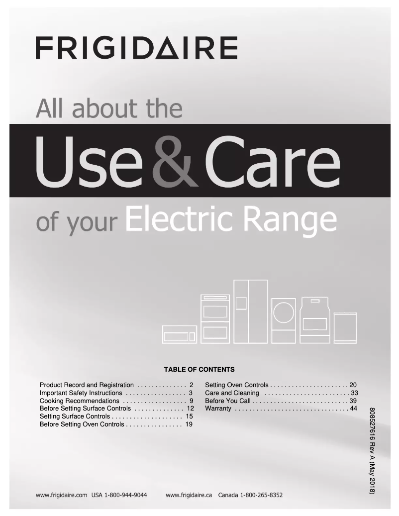 Imagen de la primera página del manual del dispositivo FFEF3054TB