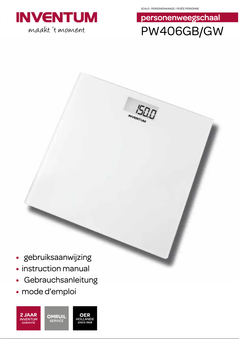 Imagen de la primera página del manual del dispositivo PW406GW