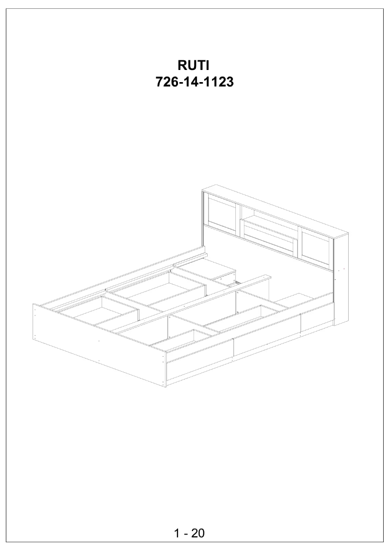 Página 1 del manual Manual de usuario JYSK Ruti (Queen)