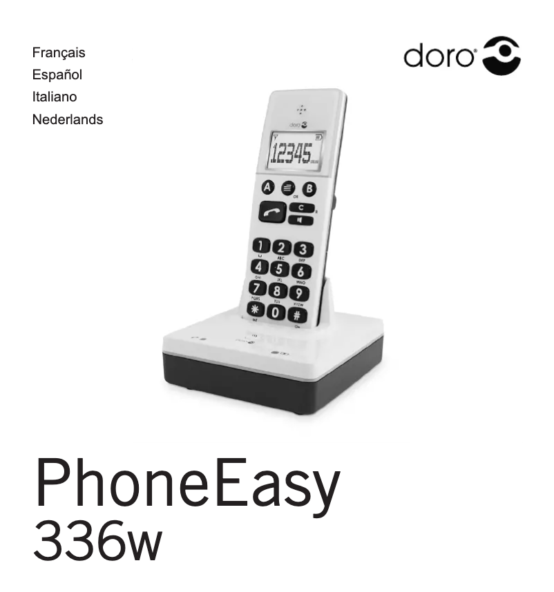 Página nº 1 - Manual de usuario Doro PhoneEasy 336w