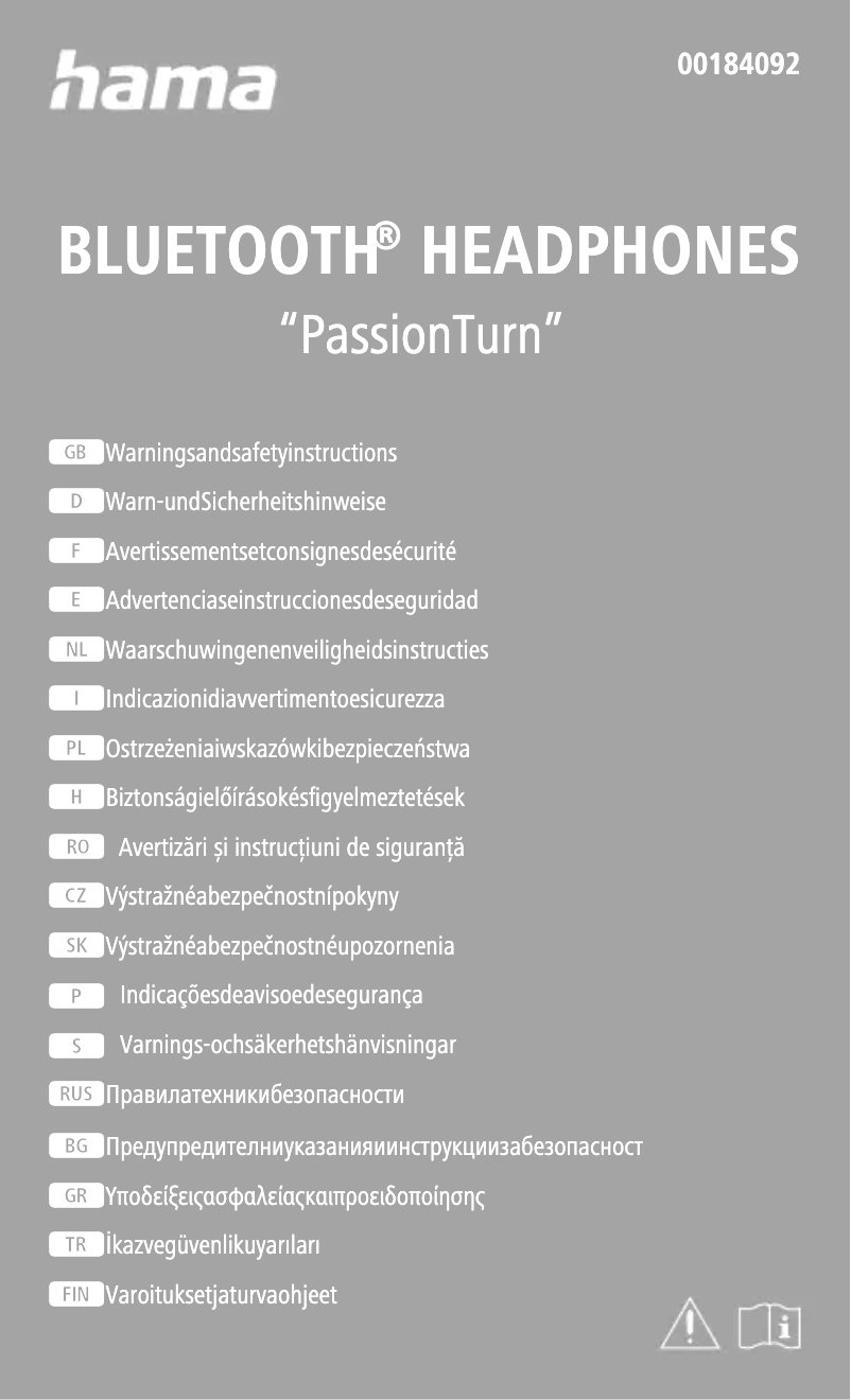 Imagen de la primera página del manual del dispositivo Passion Turn