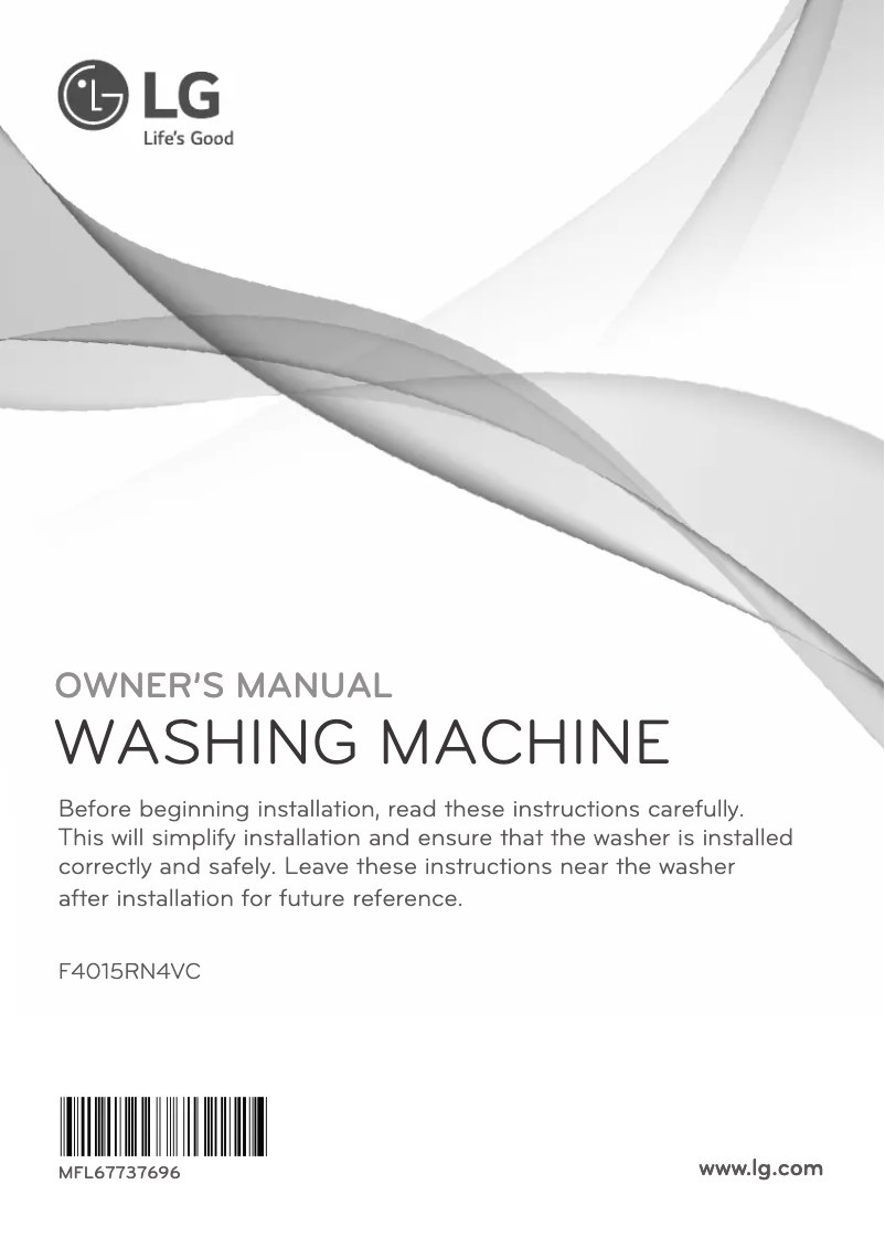 Imagen de la primera página del manual del dispositivo F4015RN4VC