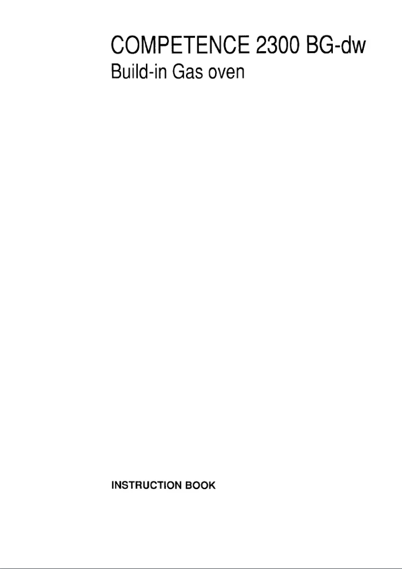 Imagen de la primera página del manual del dispositivo Competence 2300 BG W