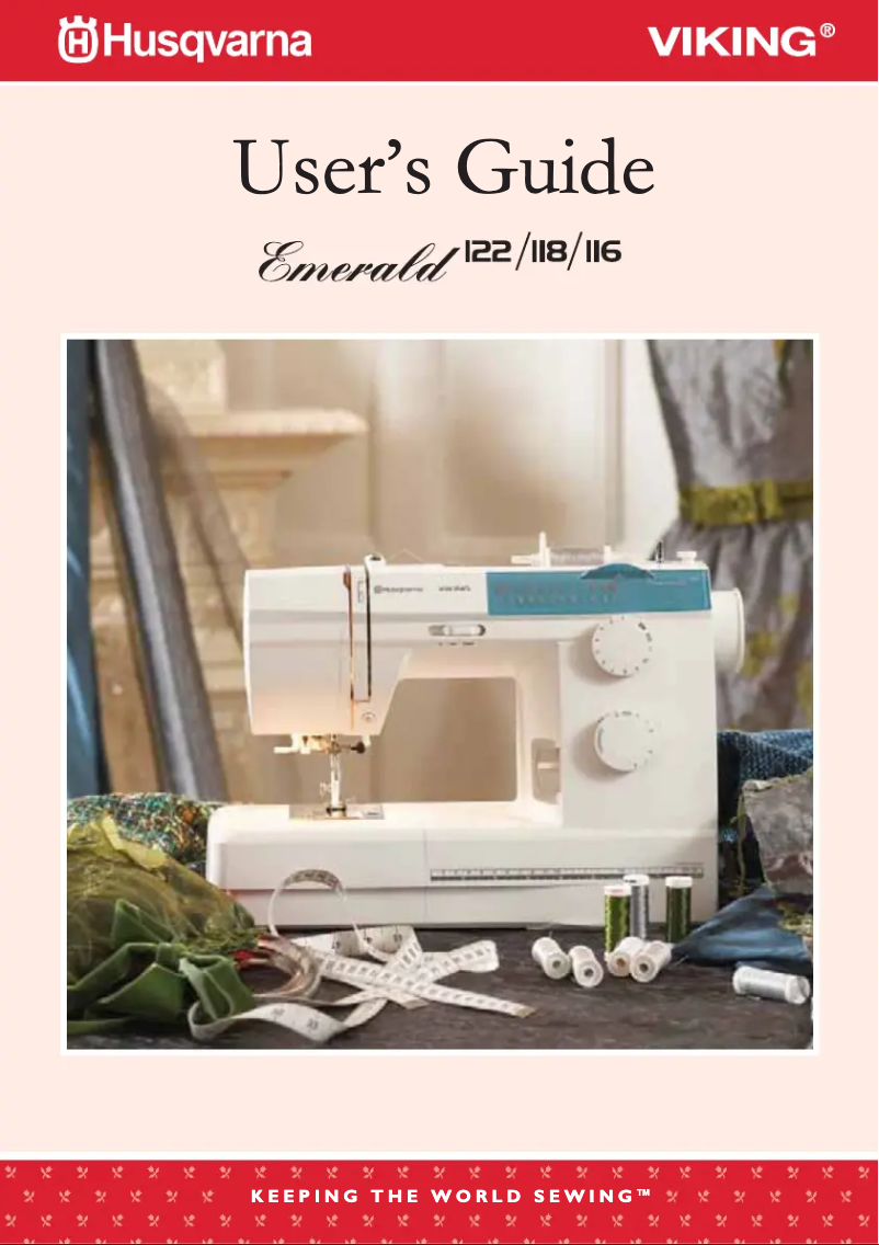 Página 1 del manual Manual de usuario Husqvarna-Viking Emerald 118