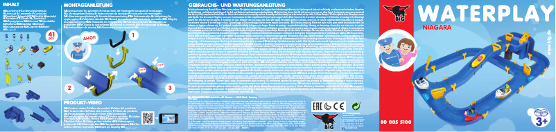 Imagen de la primera página del manual del dispositivo Waterplay Niagara