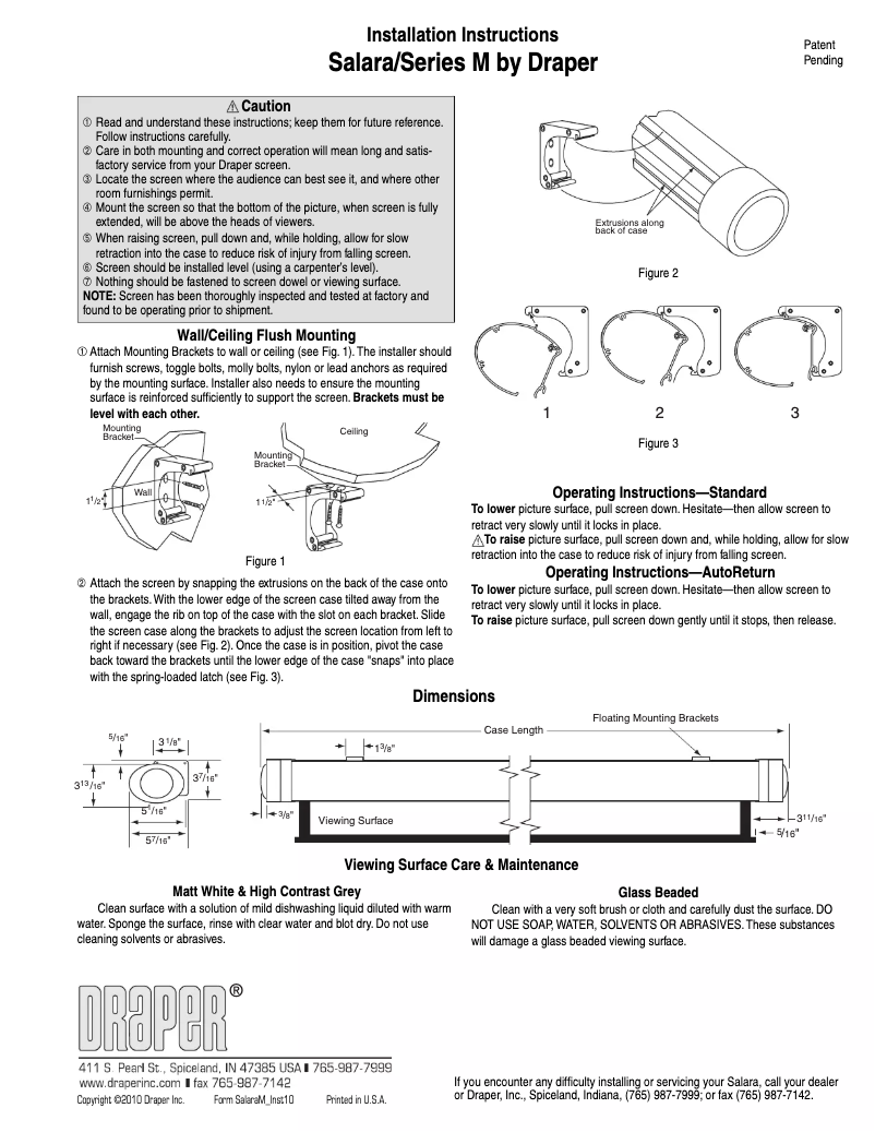 Página 1 del manual Manual de usuario Draper Salara M