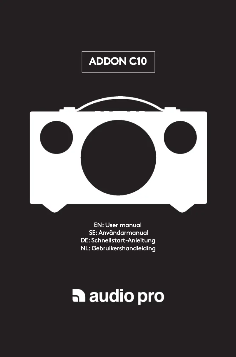 Imagen de la primera página del manual del dispositivo Addon C10