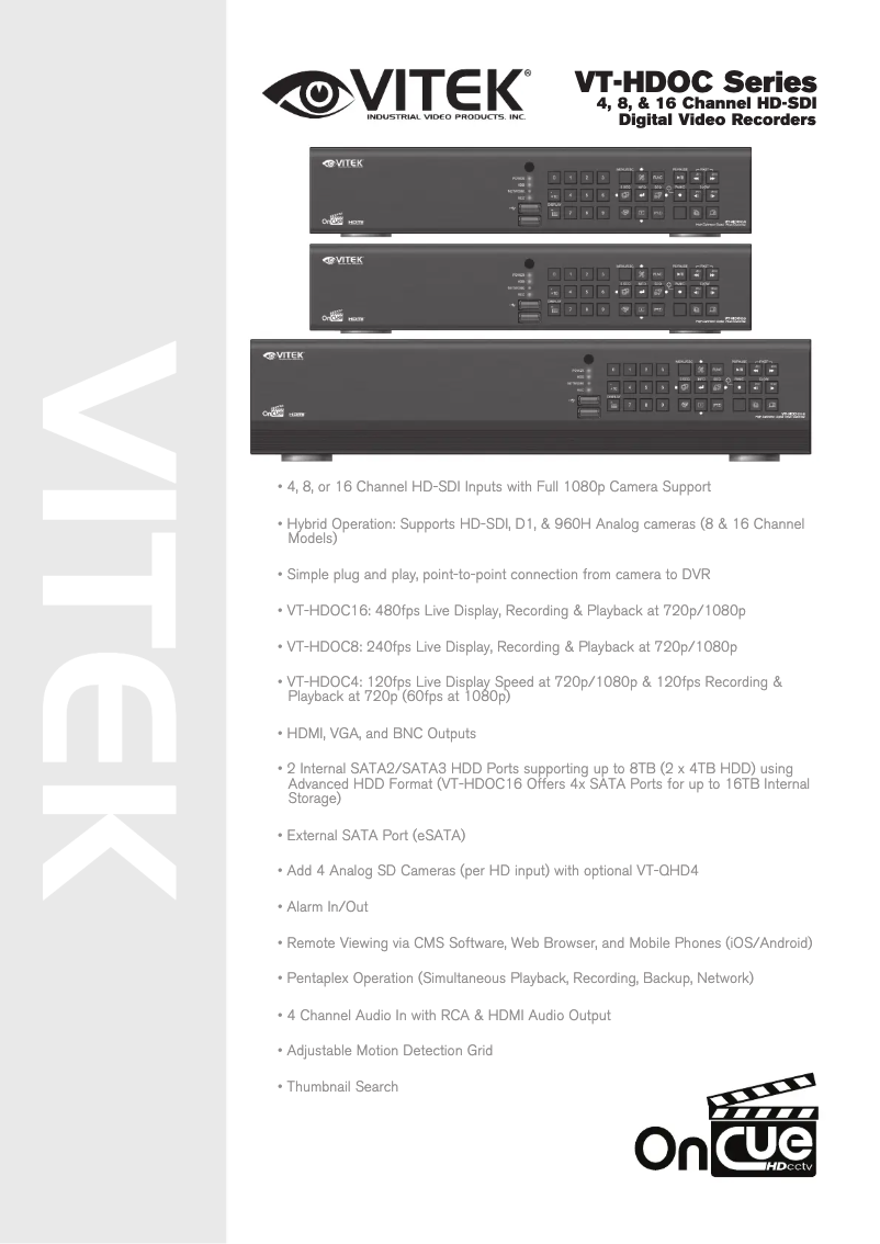 Página 1 del manual Manual de usuario Vitek VT-HDOC4