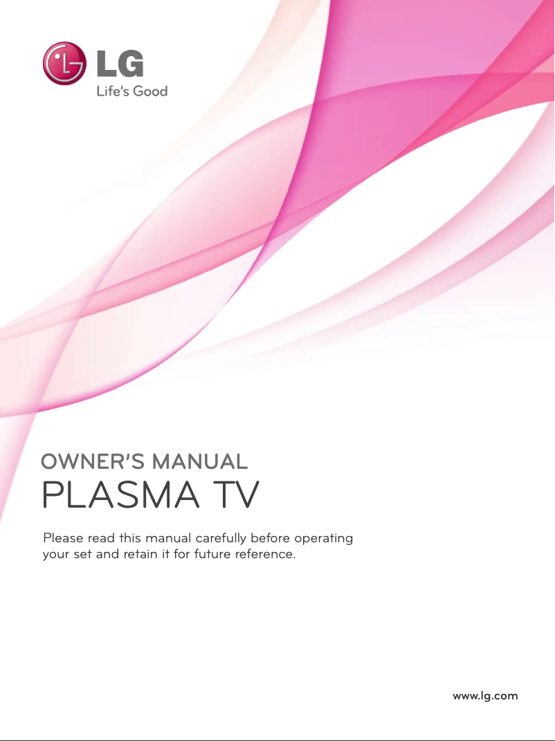 Página nº 1 - Manual de usuario LG 50PT560R