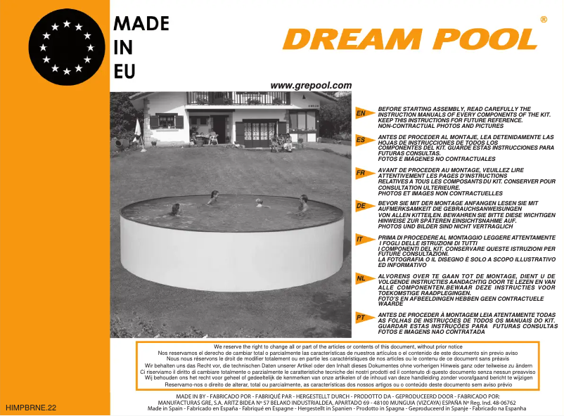 Imagen de la primera página del manual del dispositivo K3000NNE