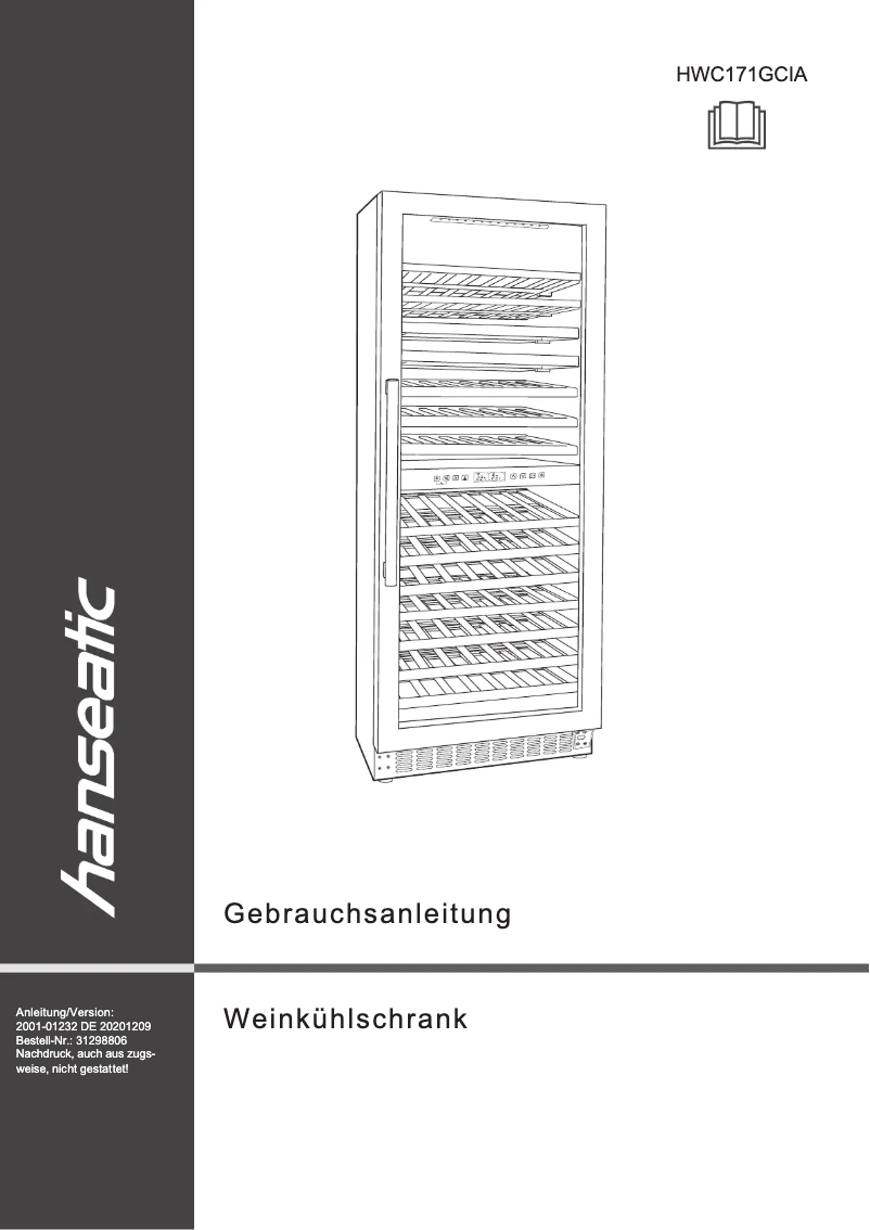 Página nº 1 - Manual de usuario Hanseatic HWC171GCIA