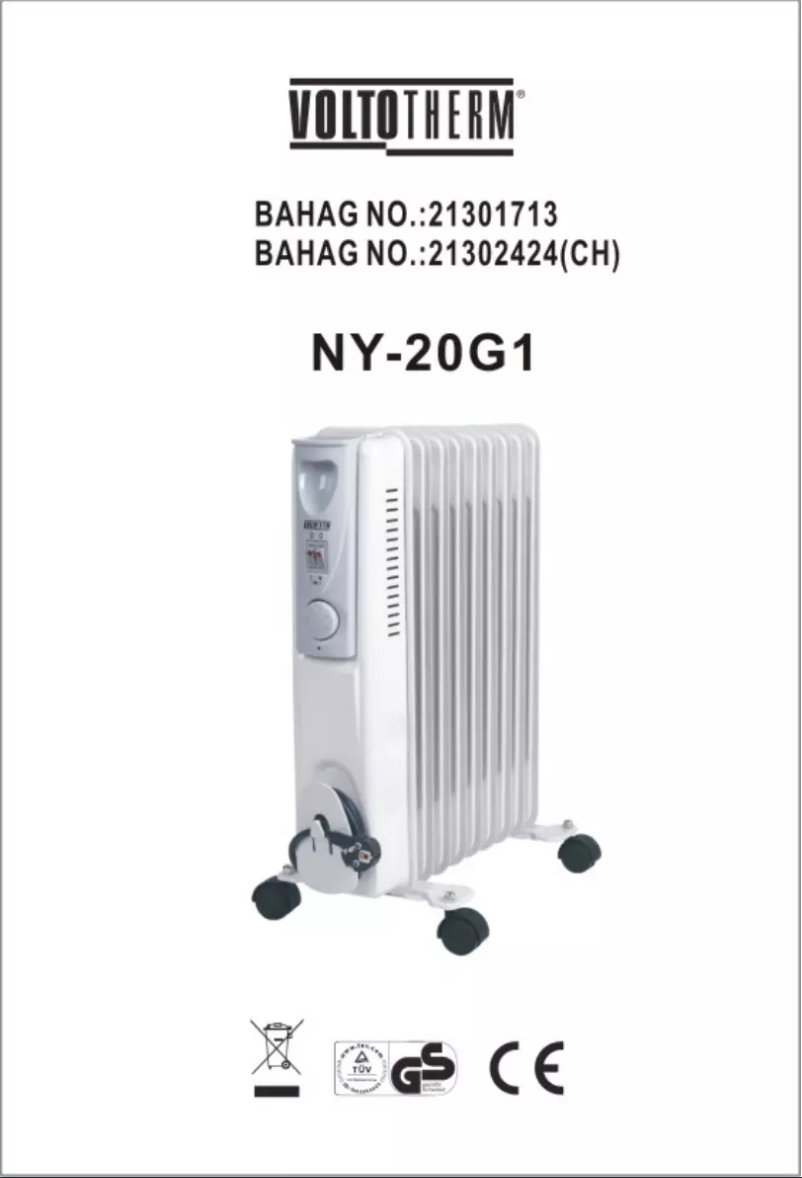 Página 1 del manual Manual de usuario Voltotherm NY-20G1