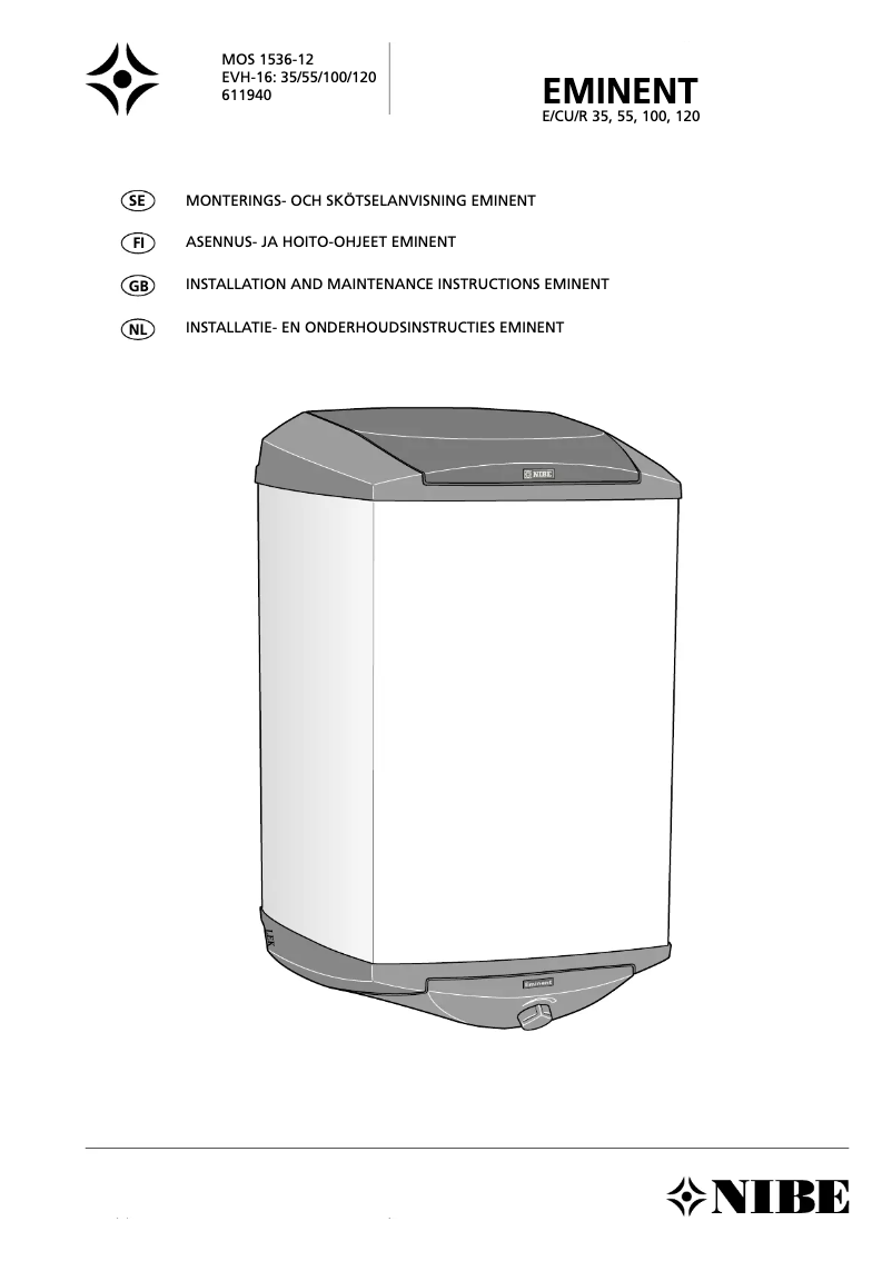 Imagen de la primera página del manual del dispositivo Eminent 35 CU