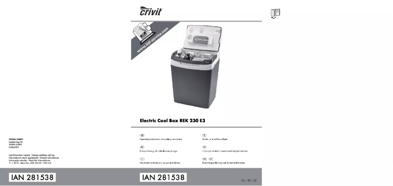 Página nº 1 - Manual de usuario Crivit IAN 281538