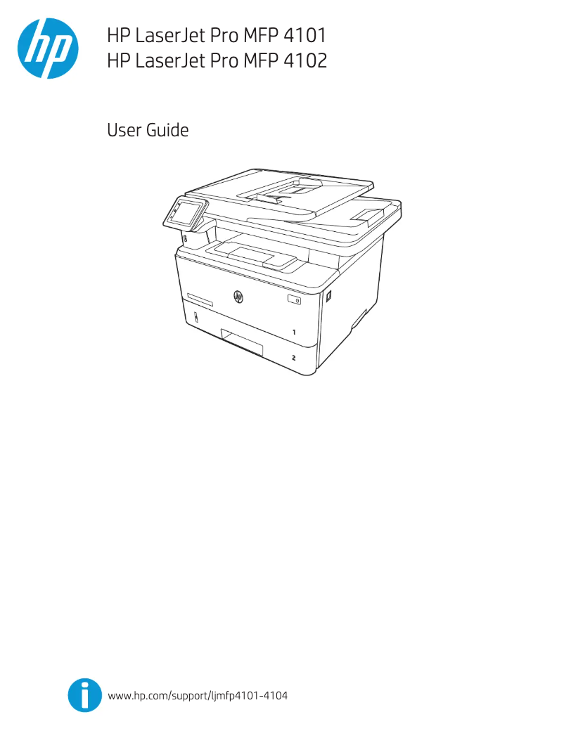 Página 1 del manual Manual de usuario HP LaserJet Pro 4102fdw