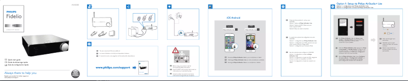 Página 1 del manual Guía de inicio rápido Philips AW2000