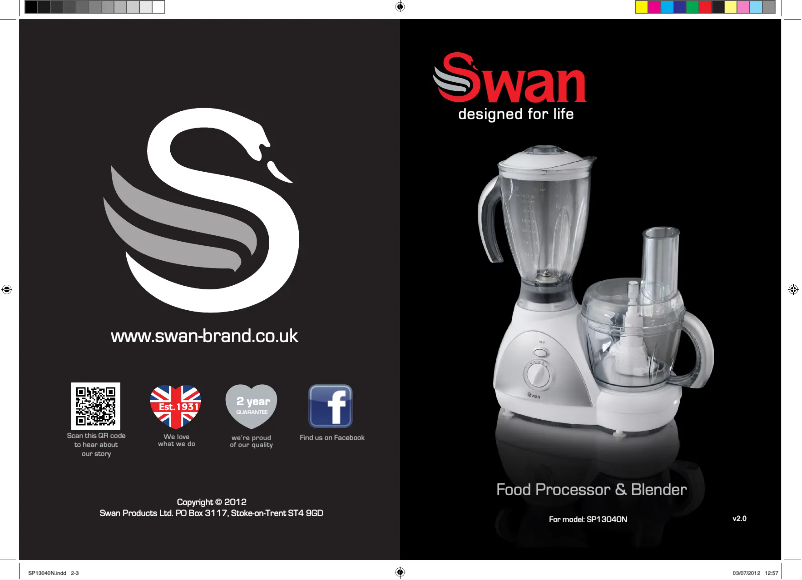 Página 1 del manual Manual de usuario Swan SP13040N