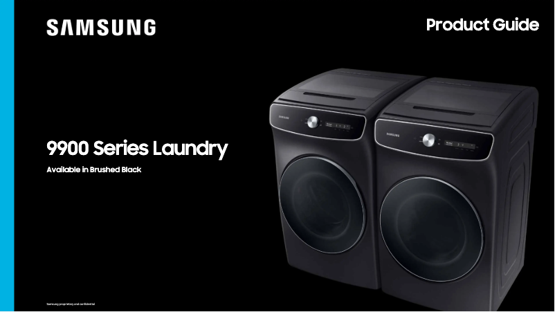 Imagen de la primera página del manual del dispositivo WV60A9900AV