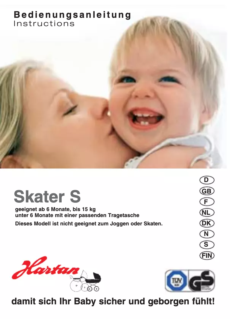 Página 1 del manual Manual de usuario Hartan Skater S