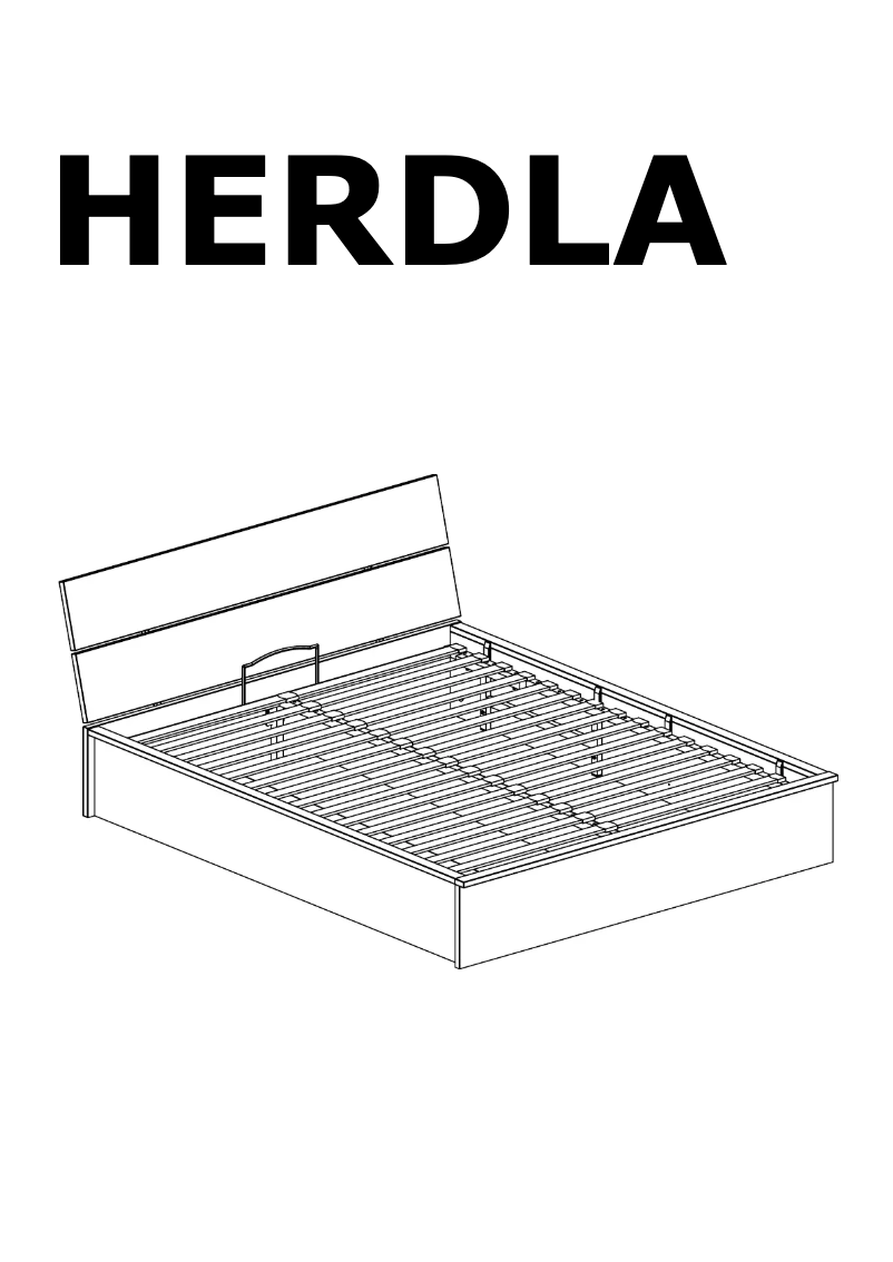 Página 1 del manual Manual de usuario Ikea HERDLA (140x200)