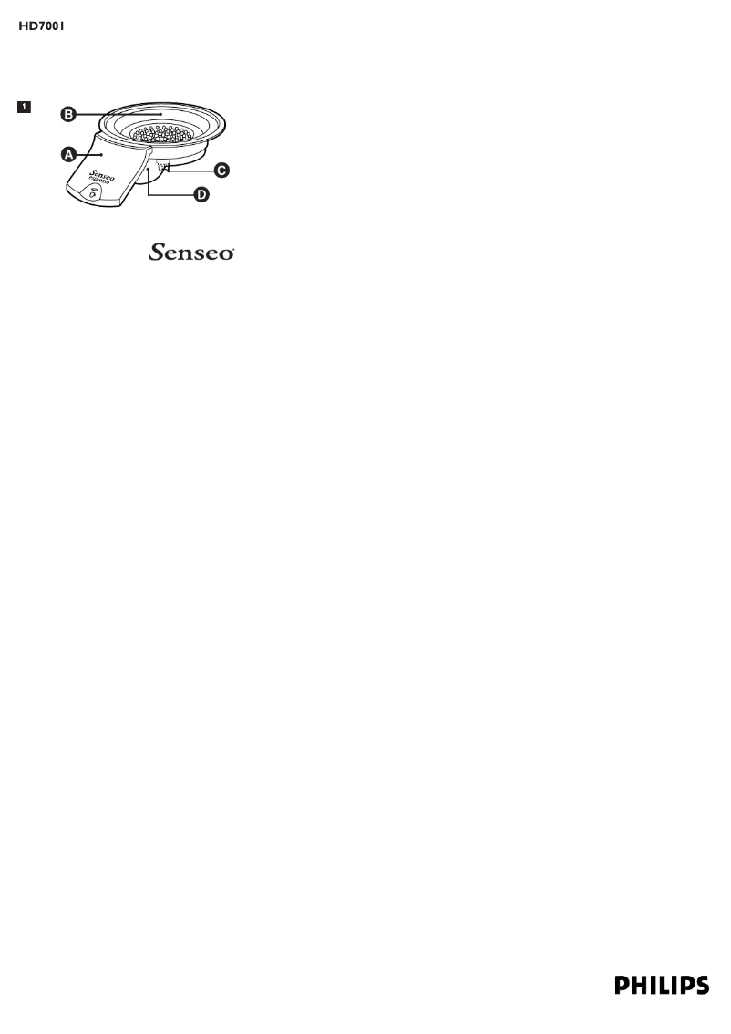 Imagen de la primera página del manual del dispositivo HD7001